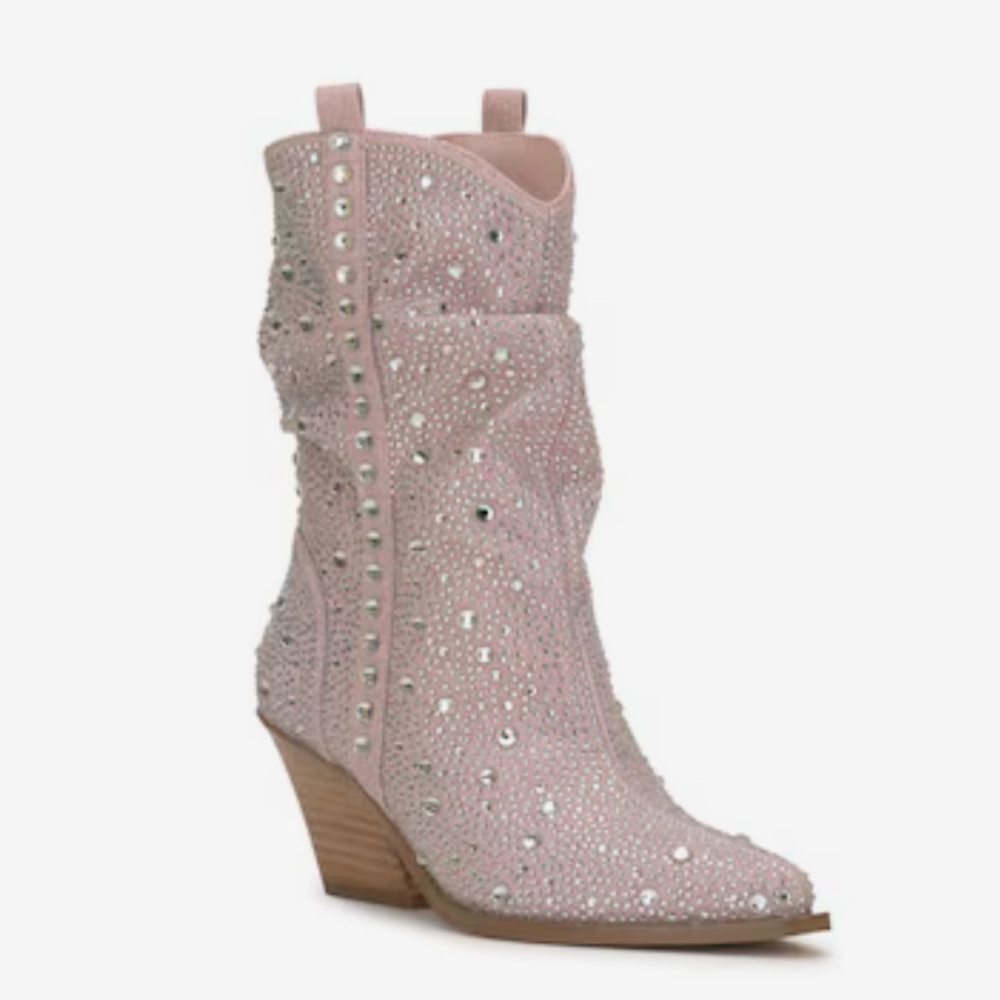 Jessica Simpson Rhinestone Cowboy Boots - Picture 2 of 4
